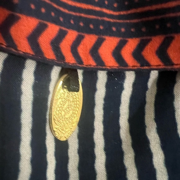 Rubyyaya Noida Maxi Dress Black Red Button Front Collared Full Sleeve Size Small - Picture 16 of 16